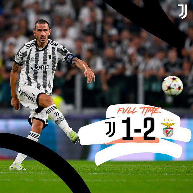 La Juventus ha battuto il Benfica 1-2