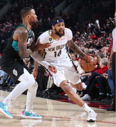 I Pelicans hanno battuto i Trail Blazers 121-110