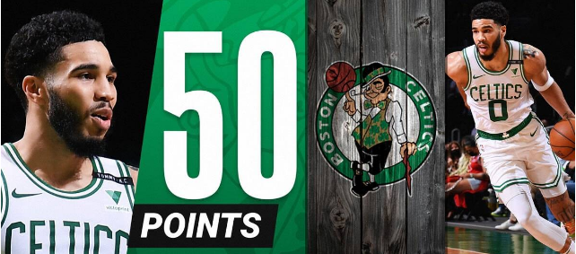 Tatum è diventato la prima persona nella storia! Le 7 volte nella storia dei Celtics nei playoff hanno segnato più di 50 punti in una singola partita