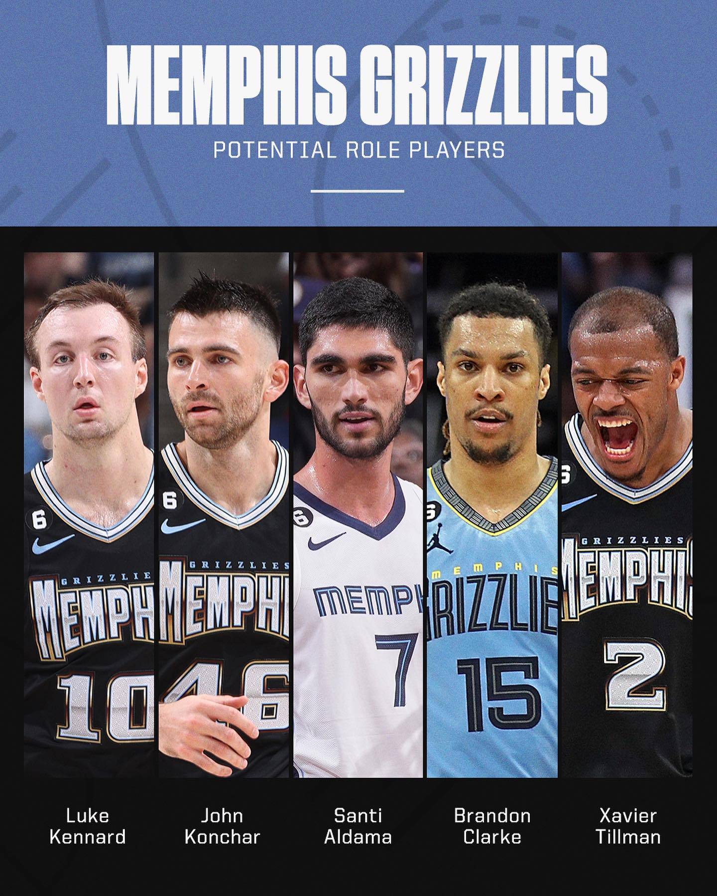 Canotte Memphis Grizzlies Replica